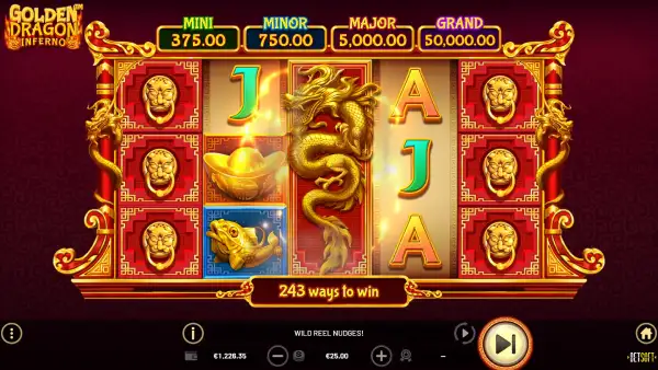 How to play Golden Dragon pokie – controls and payline guide